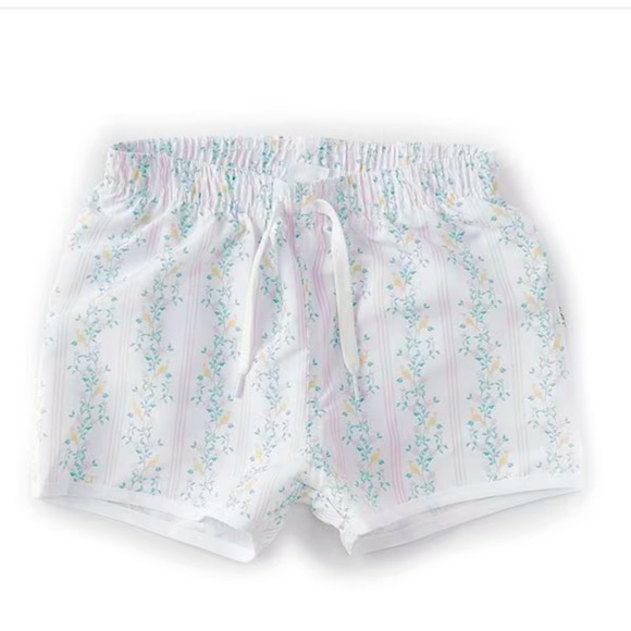 Edgehill Collection x Pearly Gates Mixed Bird/Floral Print Board Shorts - Picture 3 of 9
